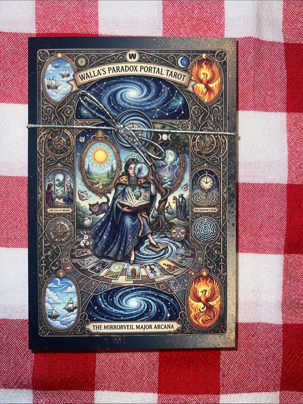 Walla's Paradox Portal Tarot - The Mirrorveil Major Arcana Card New and Complete - Picture 4 of 5